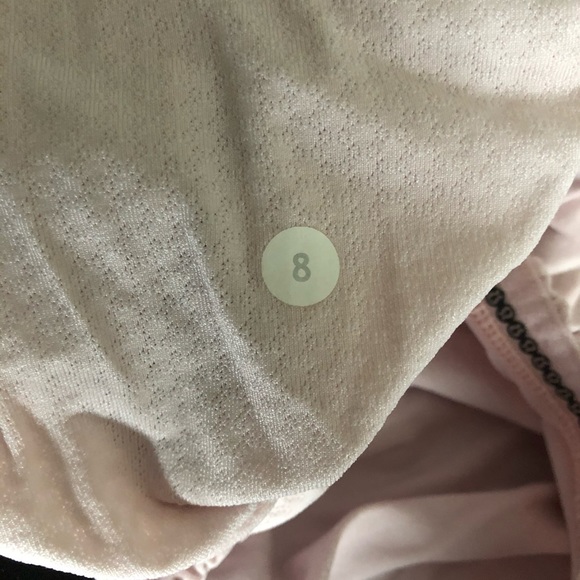 LULULEMON *Vintage* Reflective Strap Petal Pink Tank - Size 8 - Picture 3 of 3